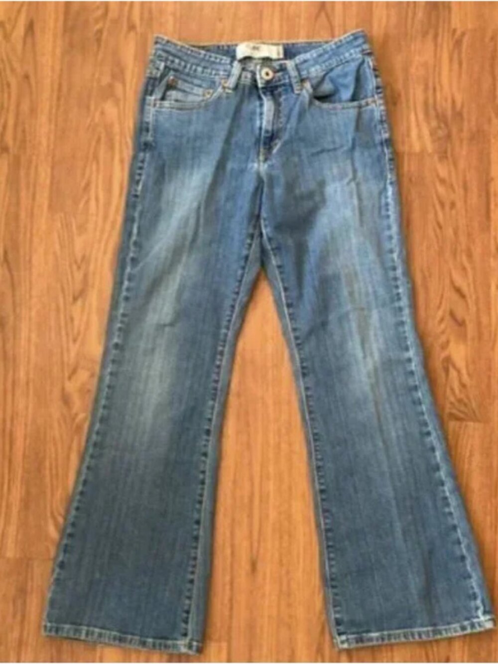 Levi's 519 Low Flare Blue Denim Jeans Size 5 Short